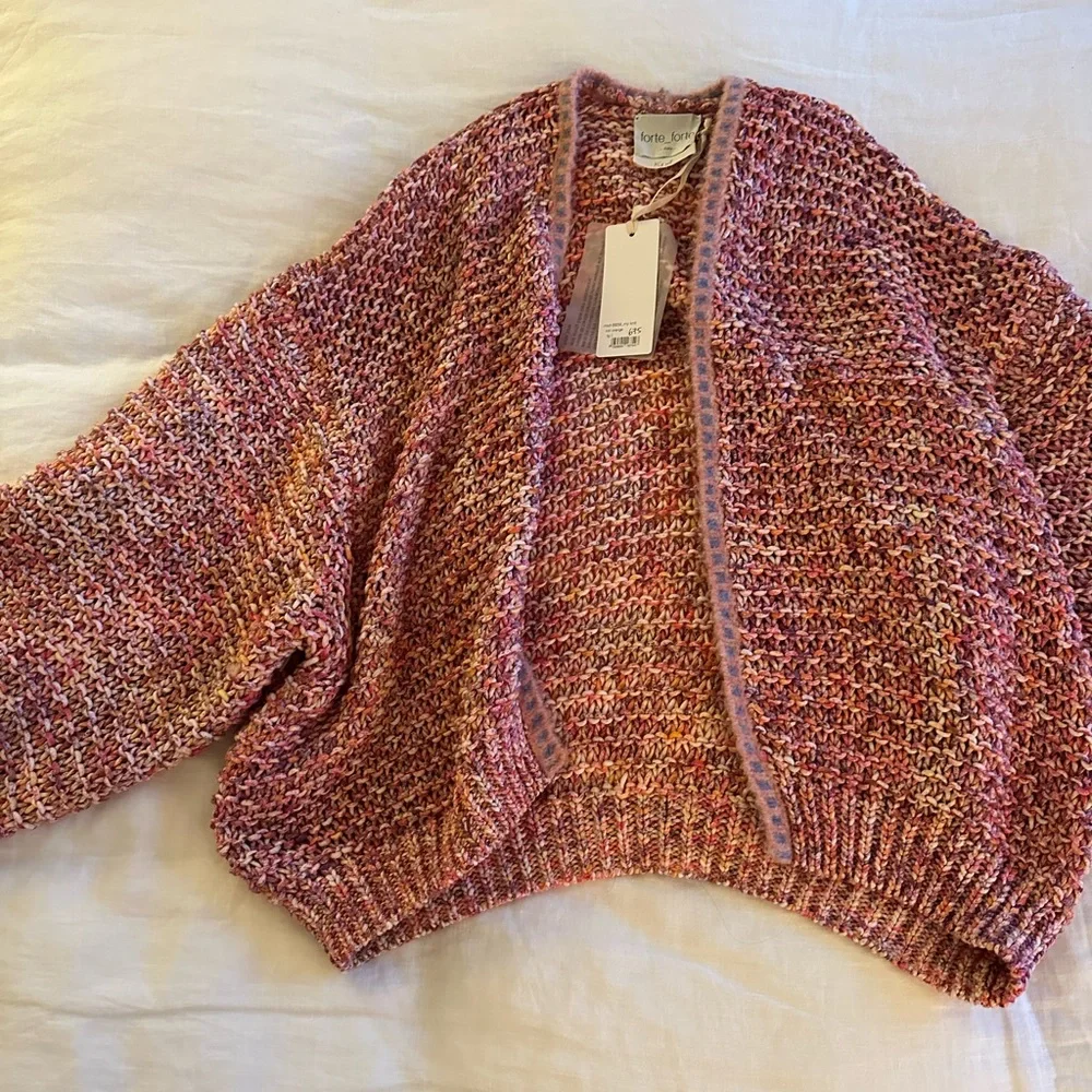 Forte Forte sweater cardigan NWT size 1 oversized made in Italy